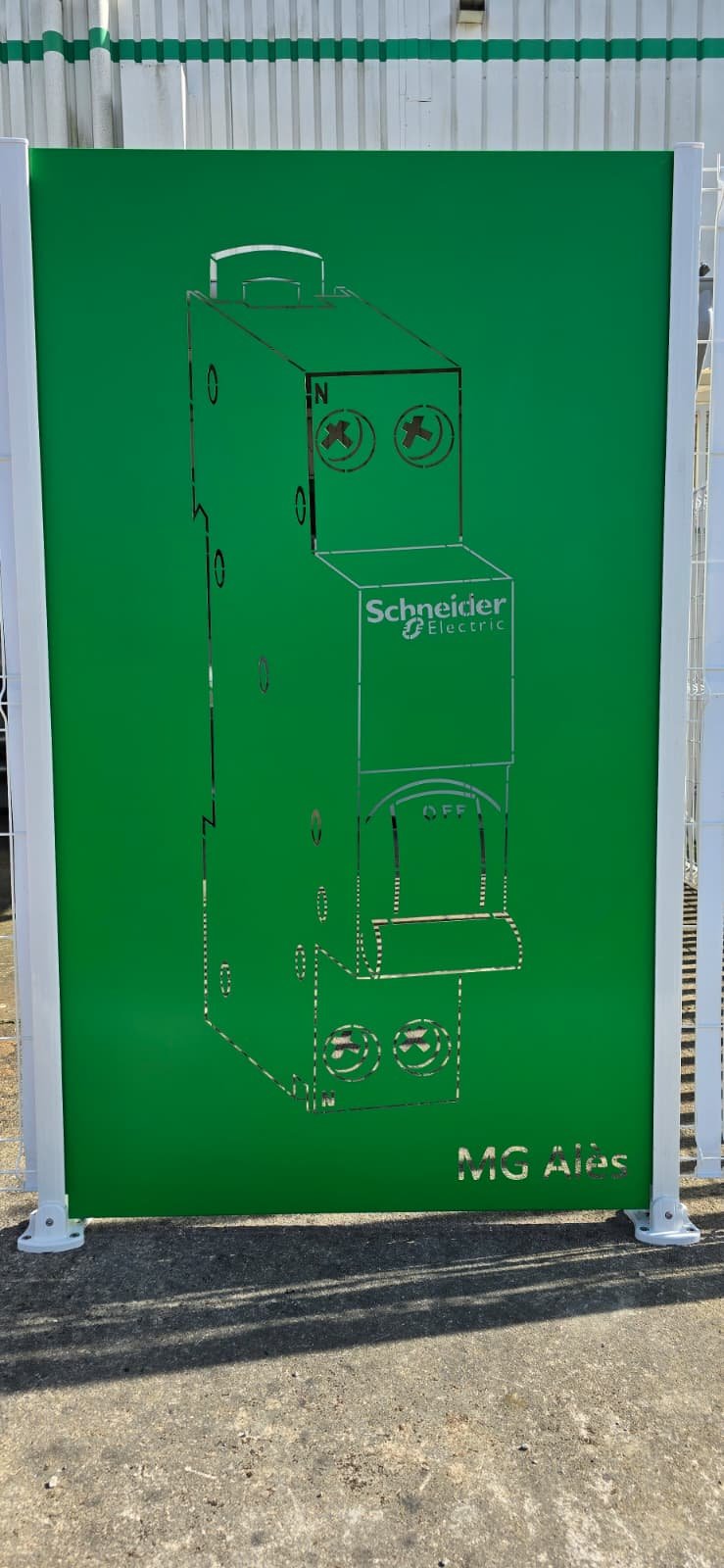 Détail de motif découpé au laser